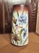 Antique Opaline Vase with Floral Decoration 1900 Art Nouveau