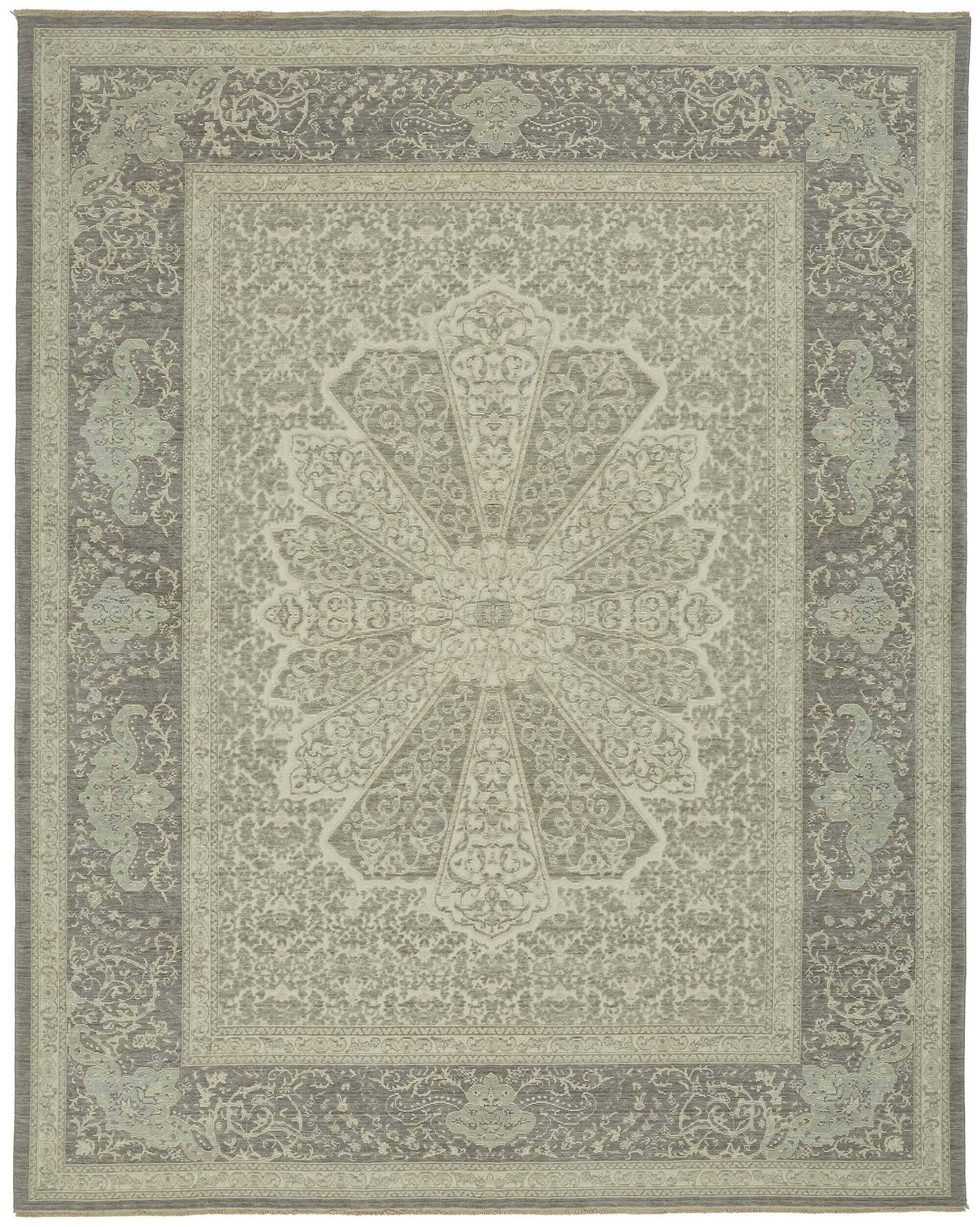 Turkish Handcrafted Loom Oushak Rug 300 cm x 377 cm