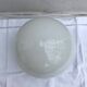 Old opaline white ball suspension applied - alu vintage support