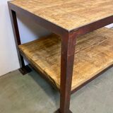 Red Industrial Coffee Table, 1960s