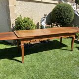 Louis XV-style farm table with extensions