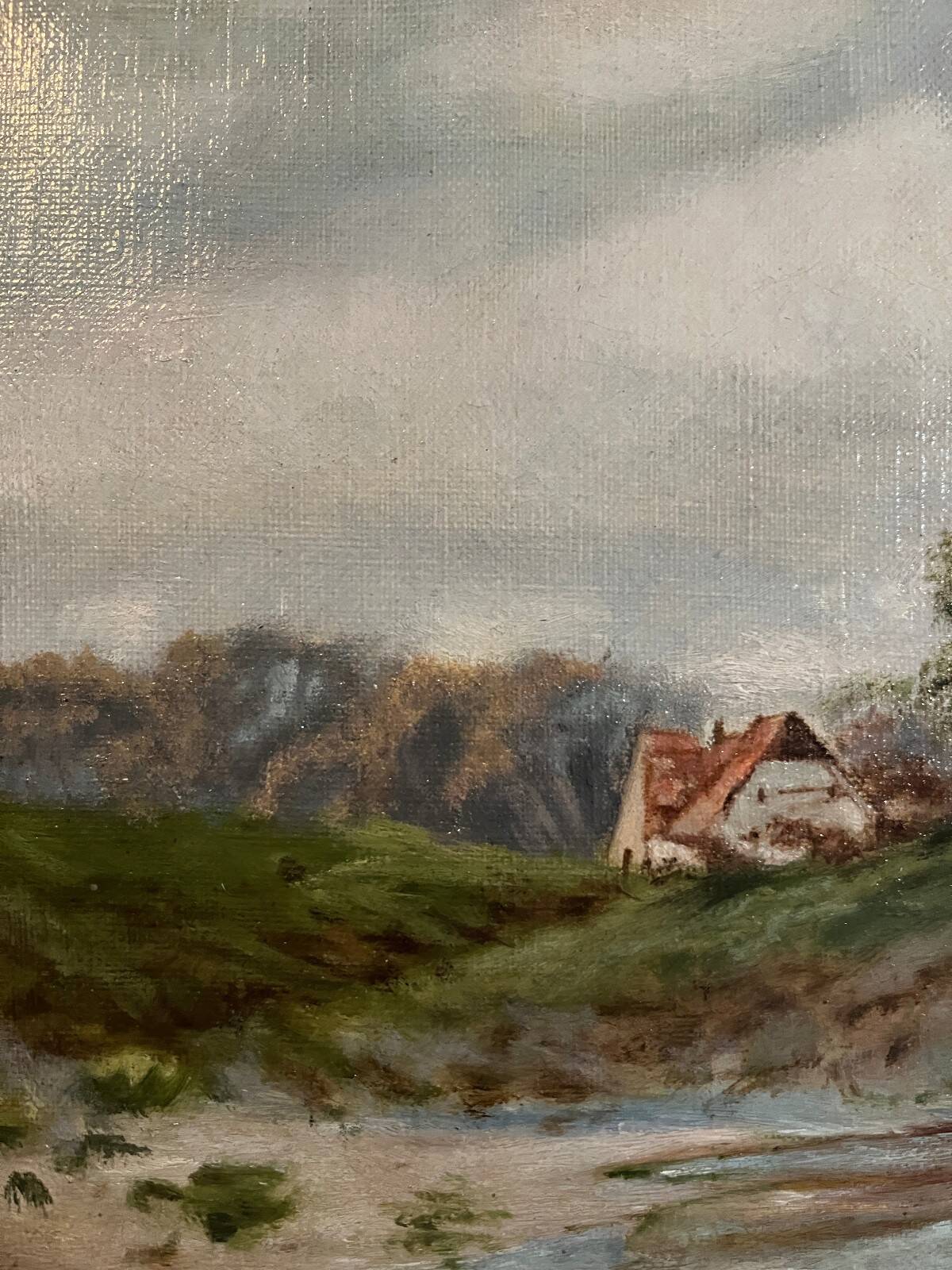 Tableau HST Marine post-impressionist