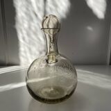 Bubble glass carafe