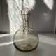 Bubble glass carafe