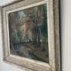 Mid-century landscape oil painting