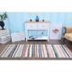 Vintage Turkish Hand-Knotted Wool Cotton White Kilim Runner Rug 78x228