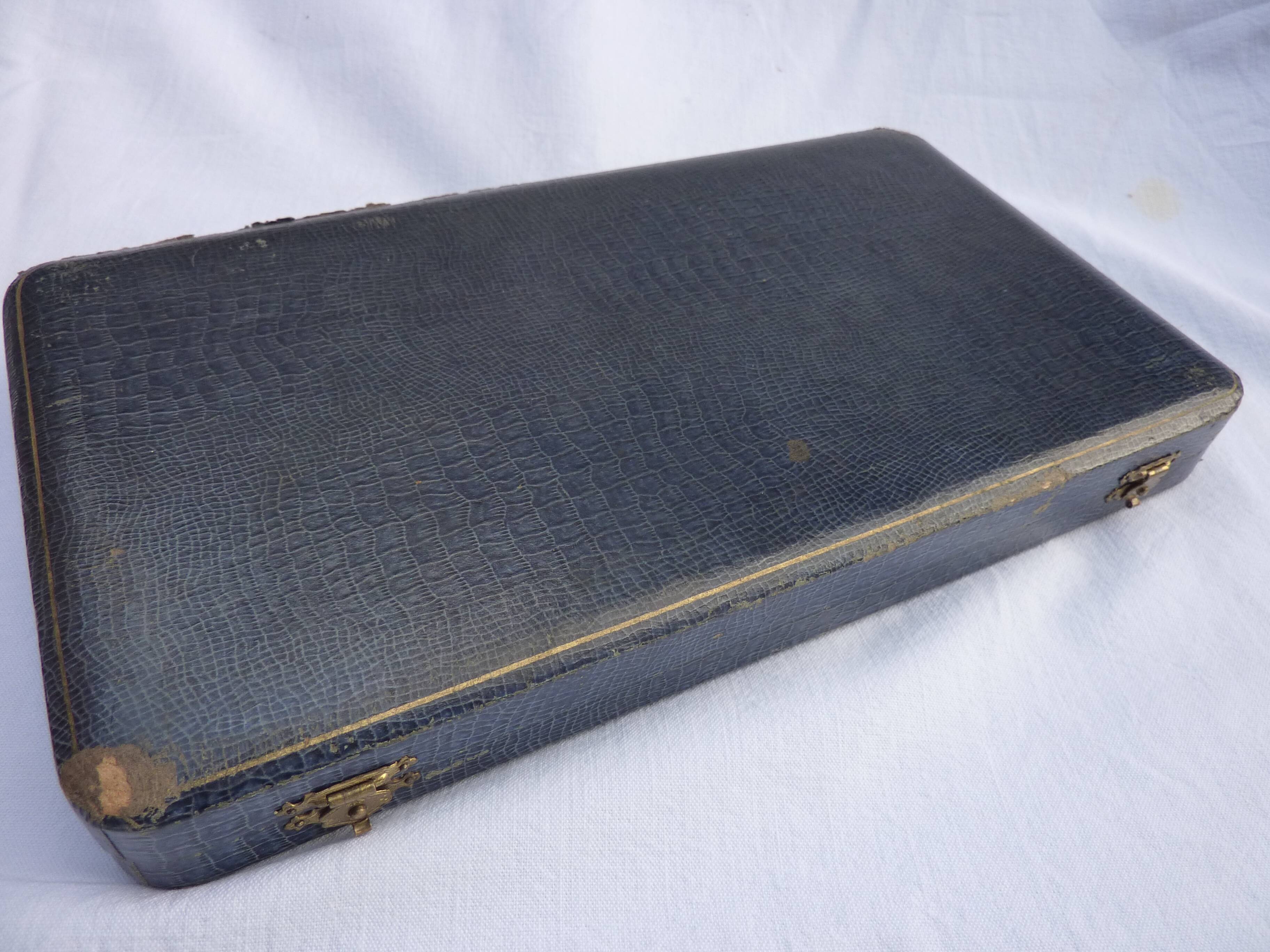 2 dessert serving cutlery art deco silver filled and silver metal