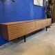 Large 3-metre sideboard in walnut by the manufacturer Punt Mobles.