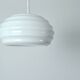 Verner Panton Opal Glass "New Wave" Pendant for Holmegaard, 1984