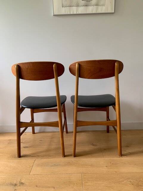4 Danish chairs from the 50s
