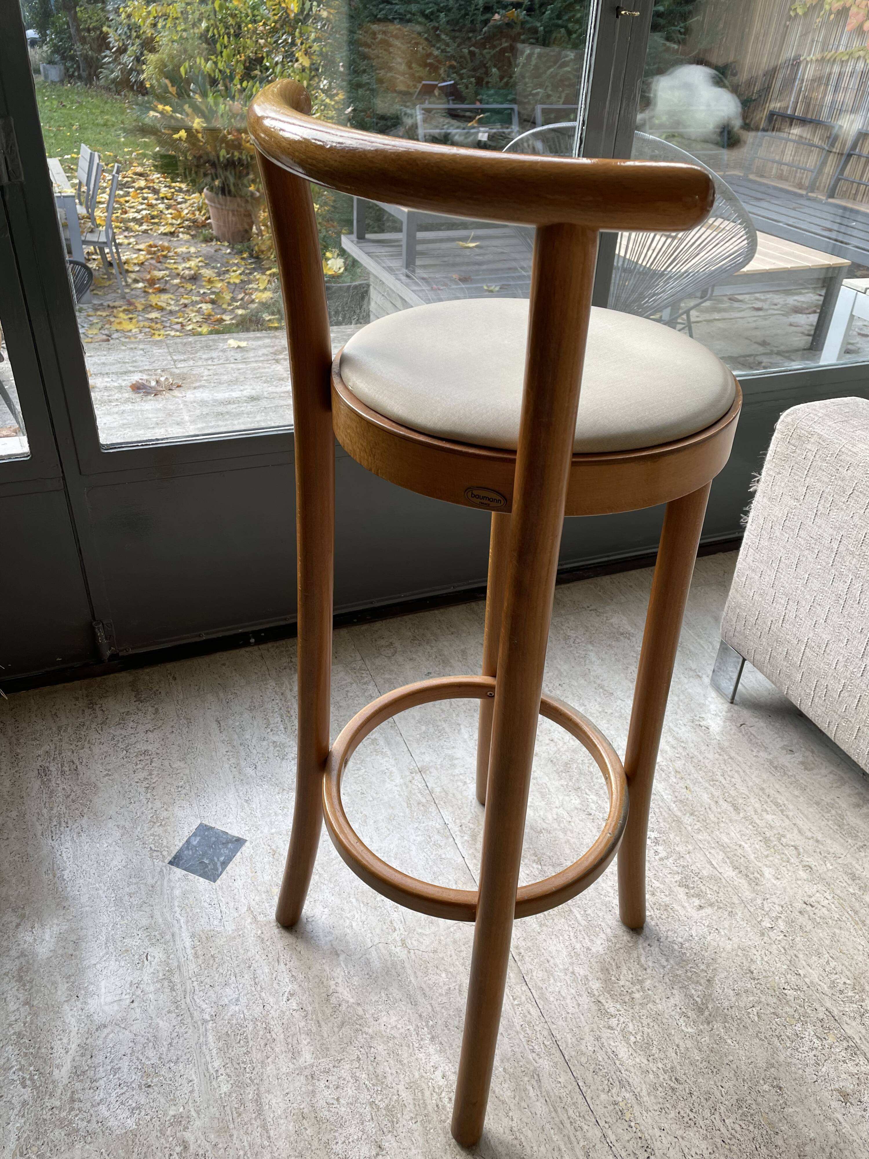 Set of 4 Baumann bar stools