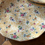 Floral pattern dessert plates