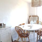 Scandinavian extendable table with butterfly extensions