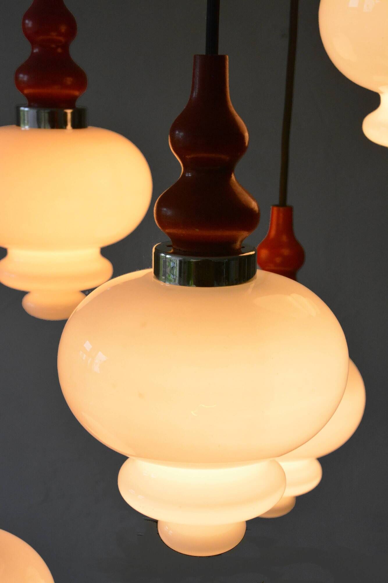 Cascade hanging lamp, 70s