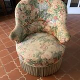 Flowery toad armchair