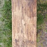 Wooden farmhouse bench