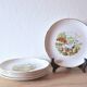 Moulin-des-Loups - Orchies - Set of 6 vintage glazed ceramic cheese plates