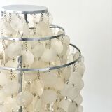 Floor lamp of the 60s in mother-of-pearl grapevines