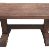 table basse en bois naturel massif