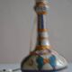 Antique ceramic lamp base Morocco Fez