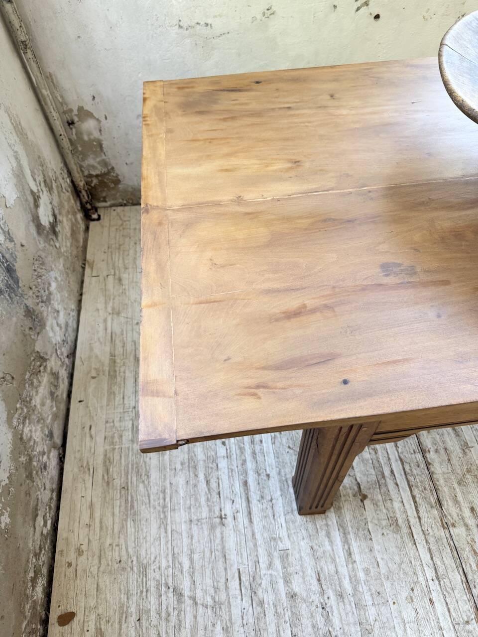 Country farmhouse table in solid beech and oak 2.5m XL