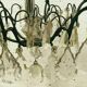 Louis XV style chandelier Bronze and pendants 8 arms of light XX century