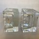 Pair of Scandinavian design ashtrays by Kaj Franck, Nuutajärvi.