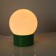 Lampe acier vert opaline