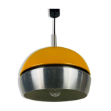 Lampe pendentif en métal danois, années 1970
