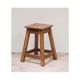 Vintage wooden stool square seat