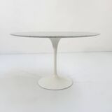 Tulip 120 cm marble dining table by Eero Saarinen for Knoll, 1970