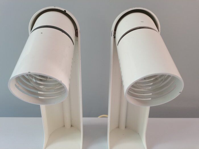 Pair of Italian lamps Flip Top by Richard Carruthers