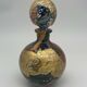 R BRANLY MULTILAYER BREATH GLASS BOTTLE MILLEFIORI SIGN 23 CM