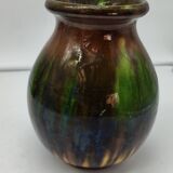 old Vallauris ceramic vase ceramist Calvas Blanchon h 19 cm