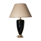 Lampe noire et dorée