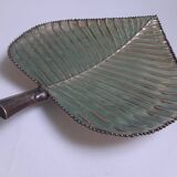Large Brass Leaf Bowl Pocket Tray