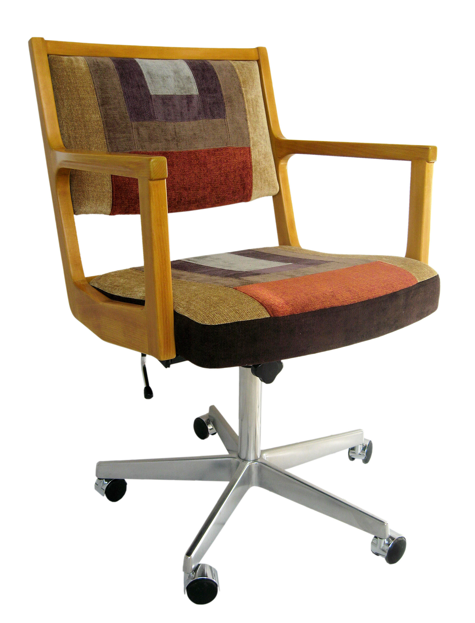 Vintage office chair with wheels