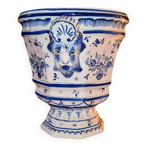 Cache-pot en faïence