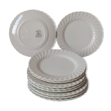 Snowhite Regency Johnson Bros Plates