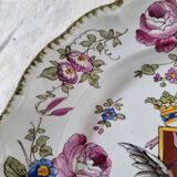 Exclusive 19th century French Lunéville porcelain plate, painted