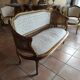 Salon Louis XV three pieces in golden wood