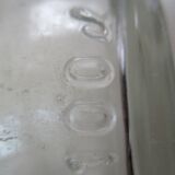 Bouteille à lait vintage en verre transparent