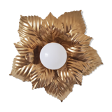 Masca style wall lamp in gilded metal