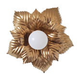 Masca style wall lamp in gilded metal