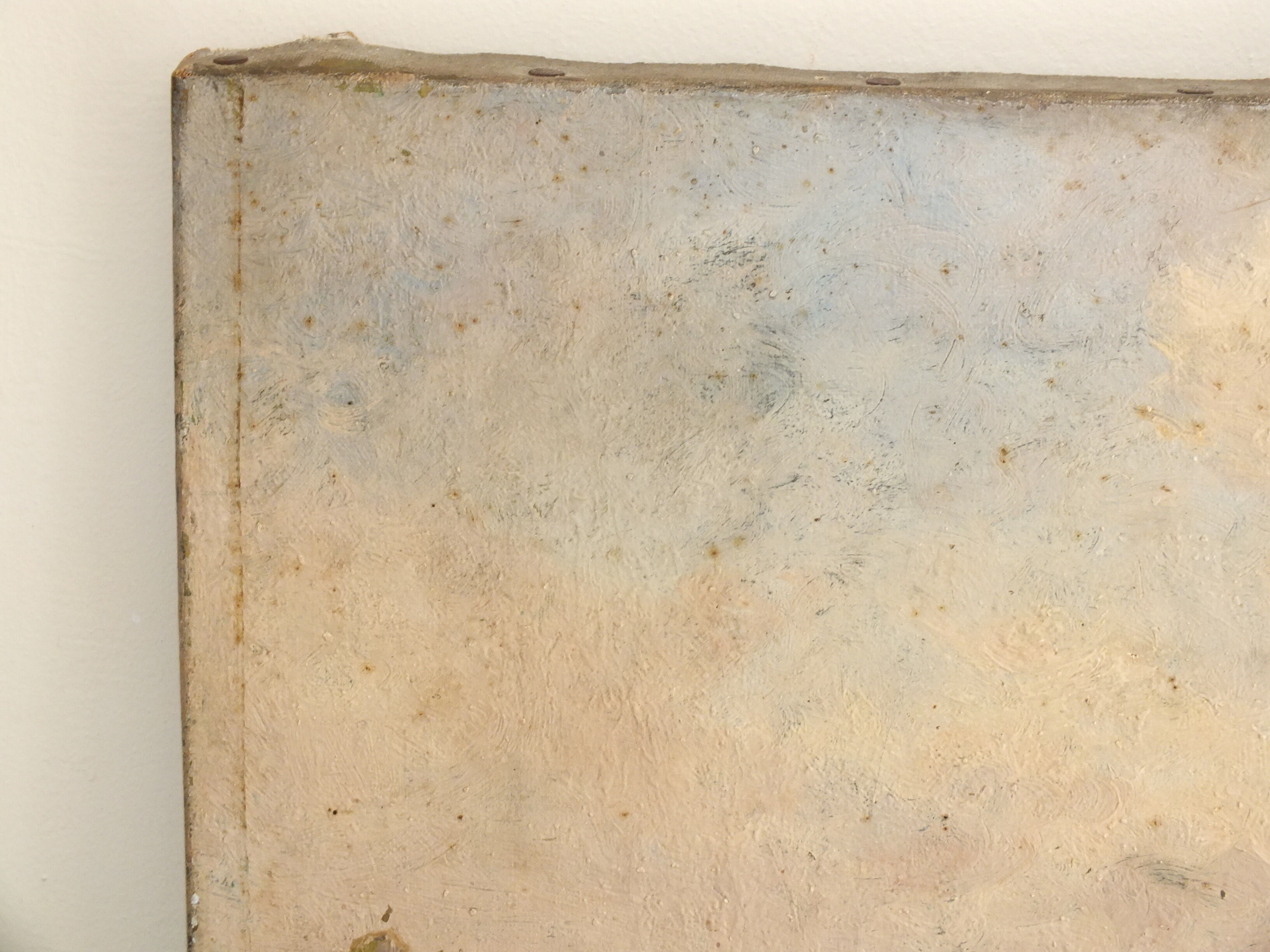 Alexandre Dronsart (1890-1953) landscape painting Chemin de bord de ferme