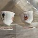 Set of 2 porcelain egg cups by Villeroy and Boch.