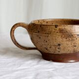 Saucière en grès pyrité