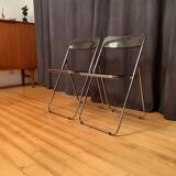 Une paire de chaises pliantes modernistes, années 1970