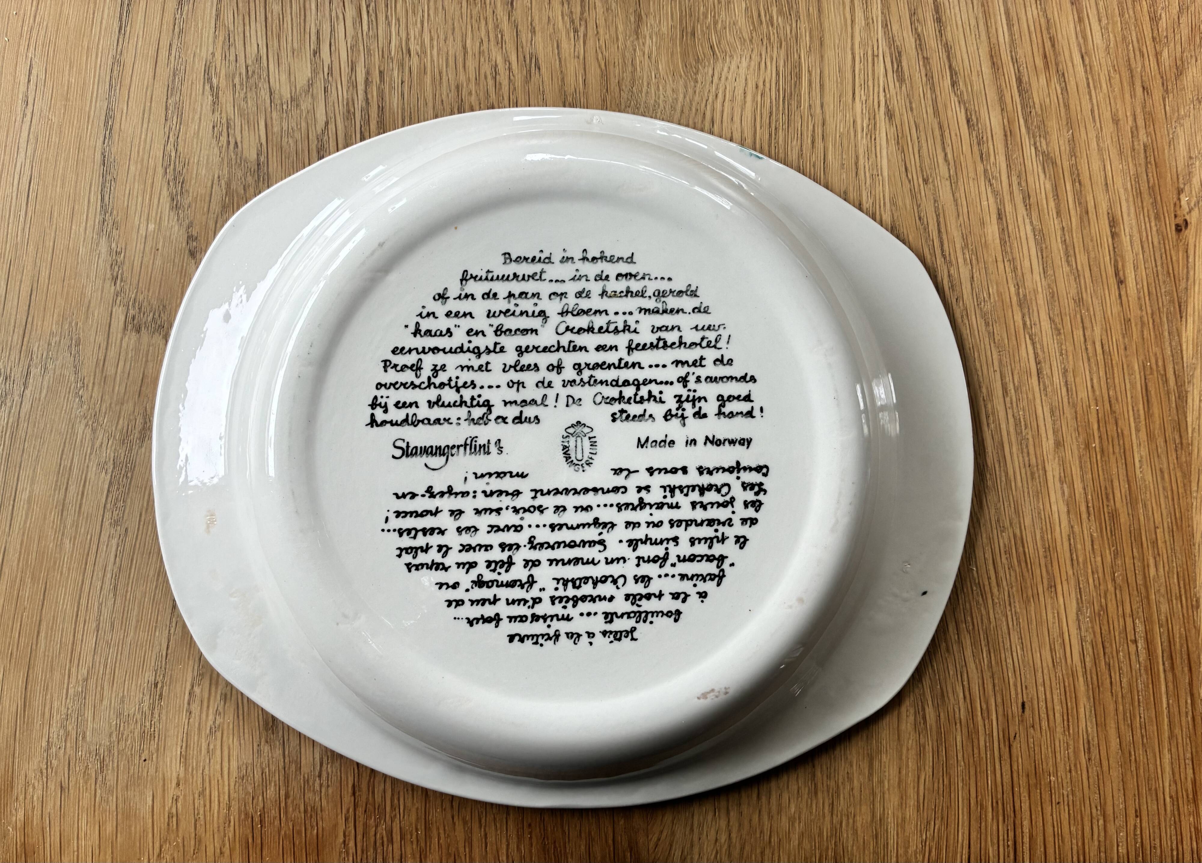 Vintage Scandinavian plate