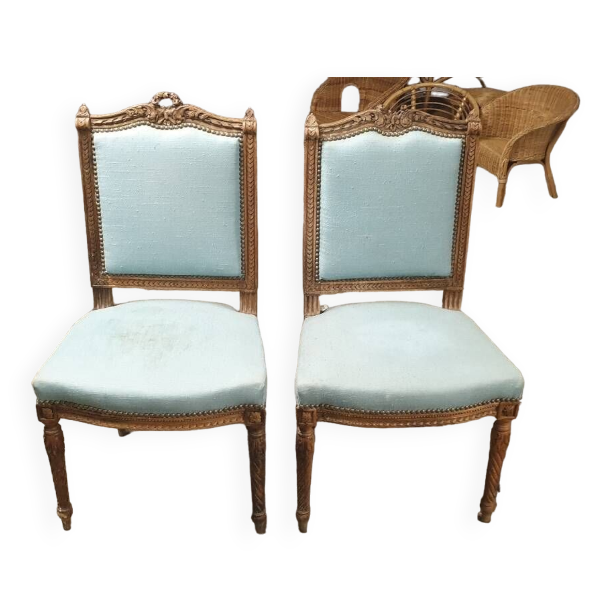 2 Louis xvi chairs